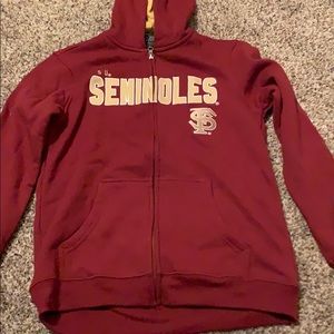 fsu seminoles zip up hoodie